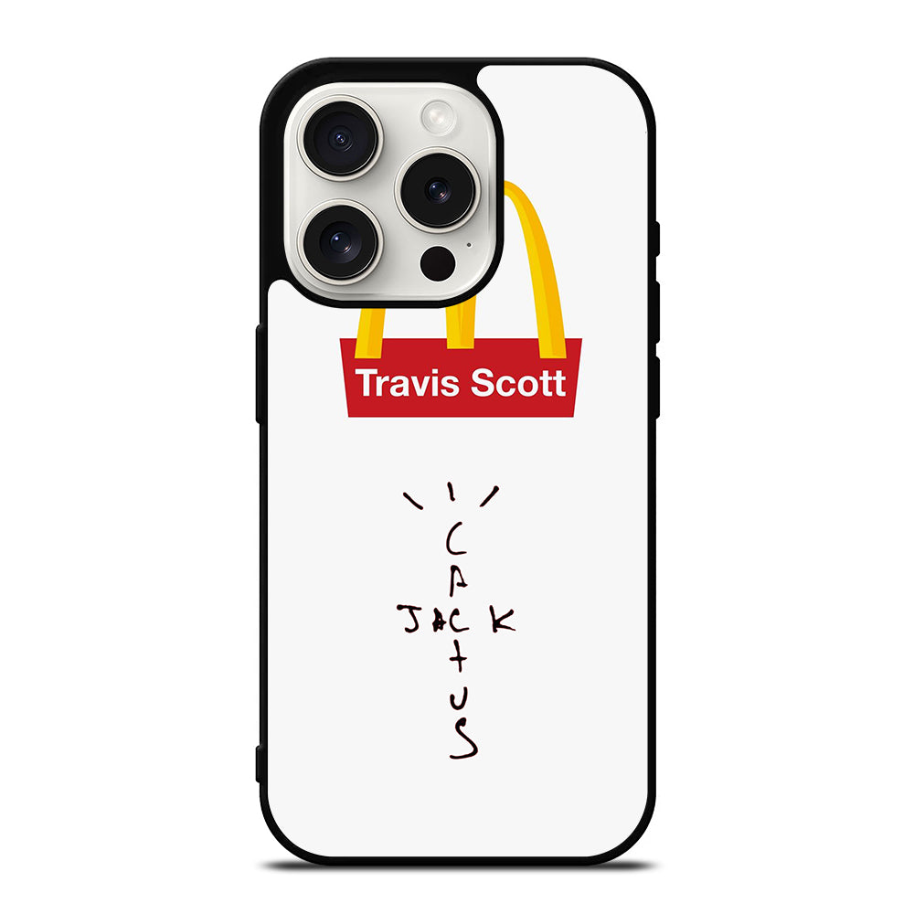 CACTUS JACK TRAVIS SCOTT MCDONALDS LOGO 1 iPhone 15 Pro Case Cover