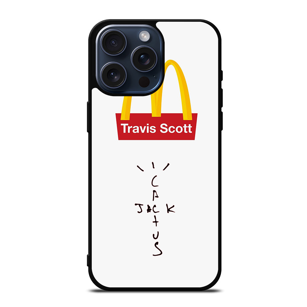 CACTUS JACK TRAVIS SCOTT MCDONALDS LOGO 1 iPhone 15 Pro Max Case Cover
