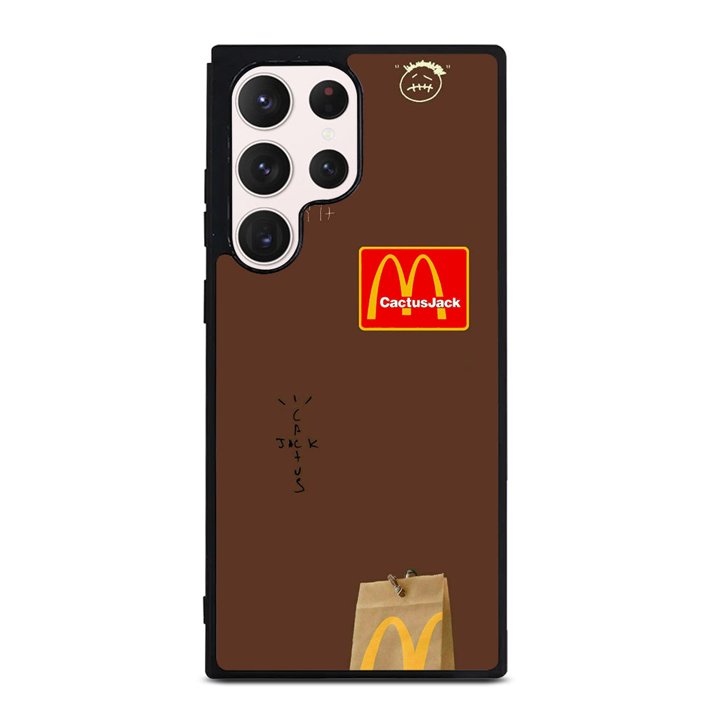 CACTUS JACK TRAVIS SCOTT MCDONALDS LOGO 2 Samsung Galaxy S23 Ultra Case Cover
