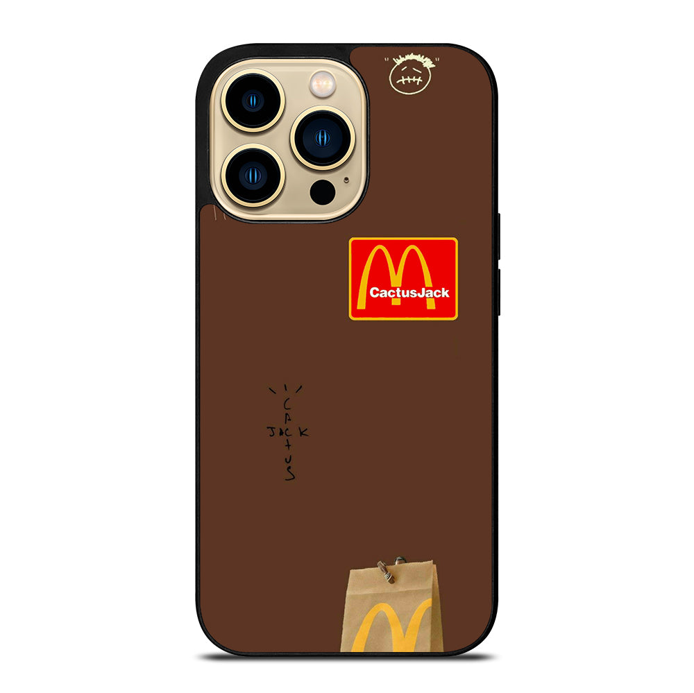 CACTUS JACK TRAVIS SCOTT MCDONALDS LOGO 2 iPhone 14 Pro Max Case Cover