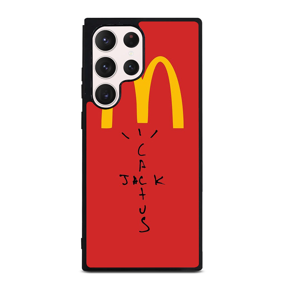 CACTUS JACK TRAVIS SCOTT MCDONALDS LOGO 3 Samsung Galaxy S23 Ultra Case Cover
