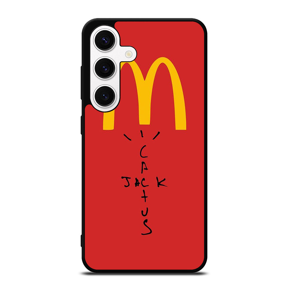 CACTUS JACK TRAVIS SCOTT MCDONALDS LOGO 3 Samsung Galaxy S24 Case Cover