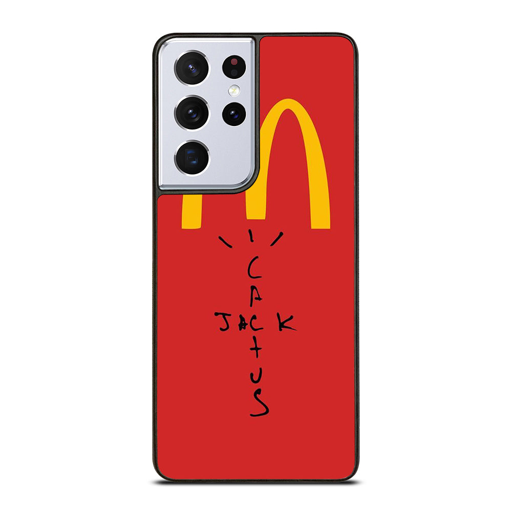 CACTUS JACK TRAVIS SCOTT MCDONALDS LOGO 3 Samsung Galaxy S21 Ultra Case Cover