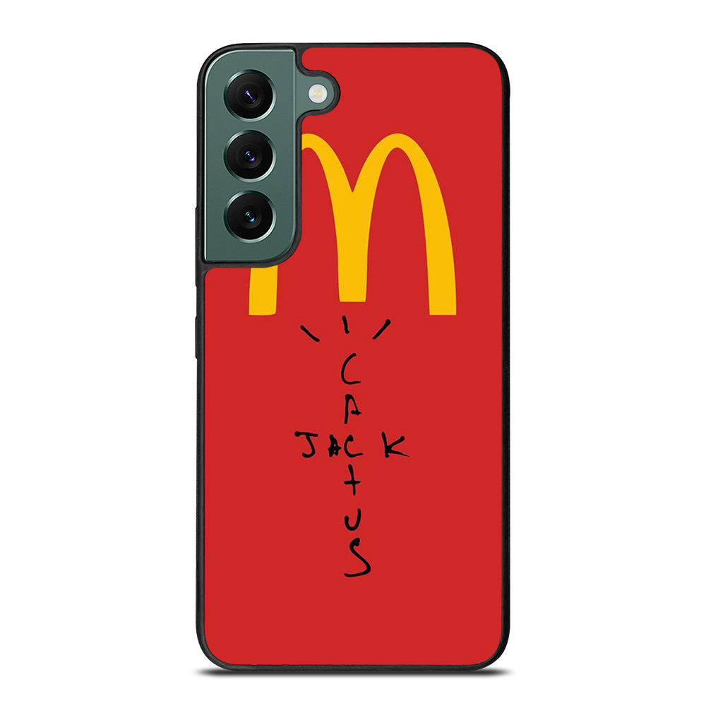CACTUS JACK TRAVIS SCOTT MCDONALDS LOGO 3 Samsung Galaxy S22 Case Cover