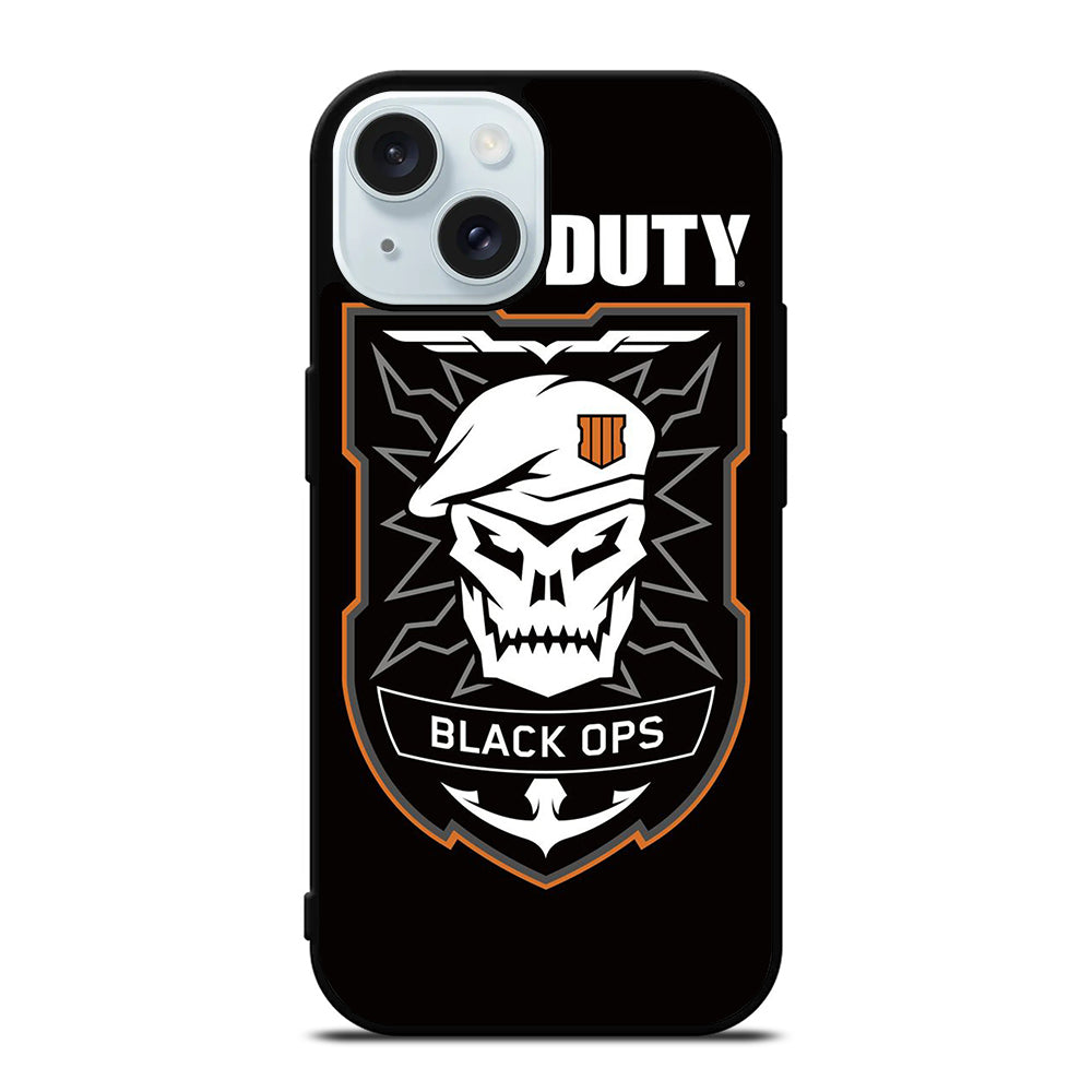 CALL OF DUTY BLACK OPS LOGO iPhone 15 Case Cover