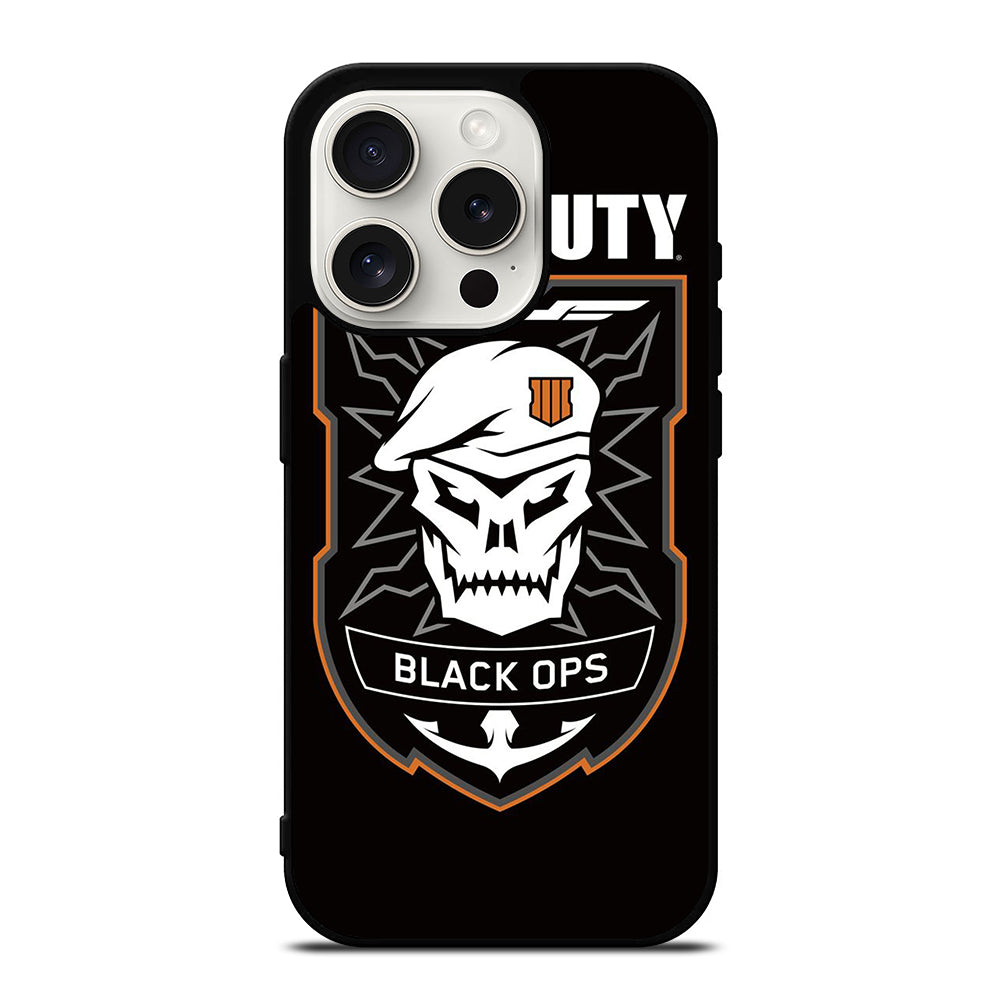 CALL OF DUTY BLACK OPS LOGO iPhone 15 Pro Case Cover