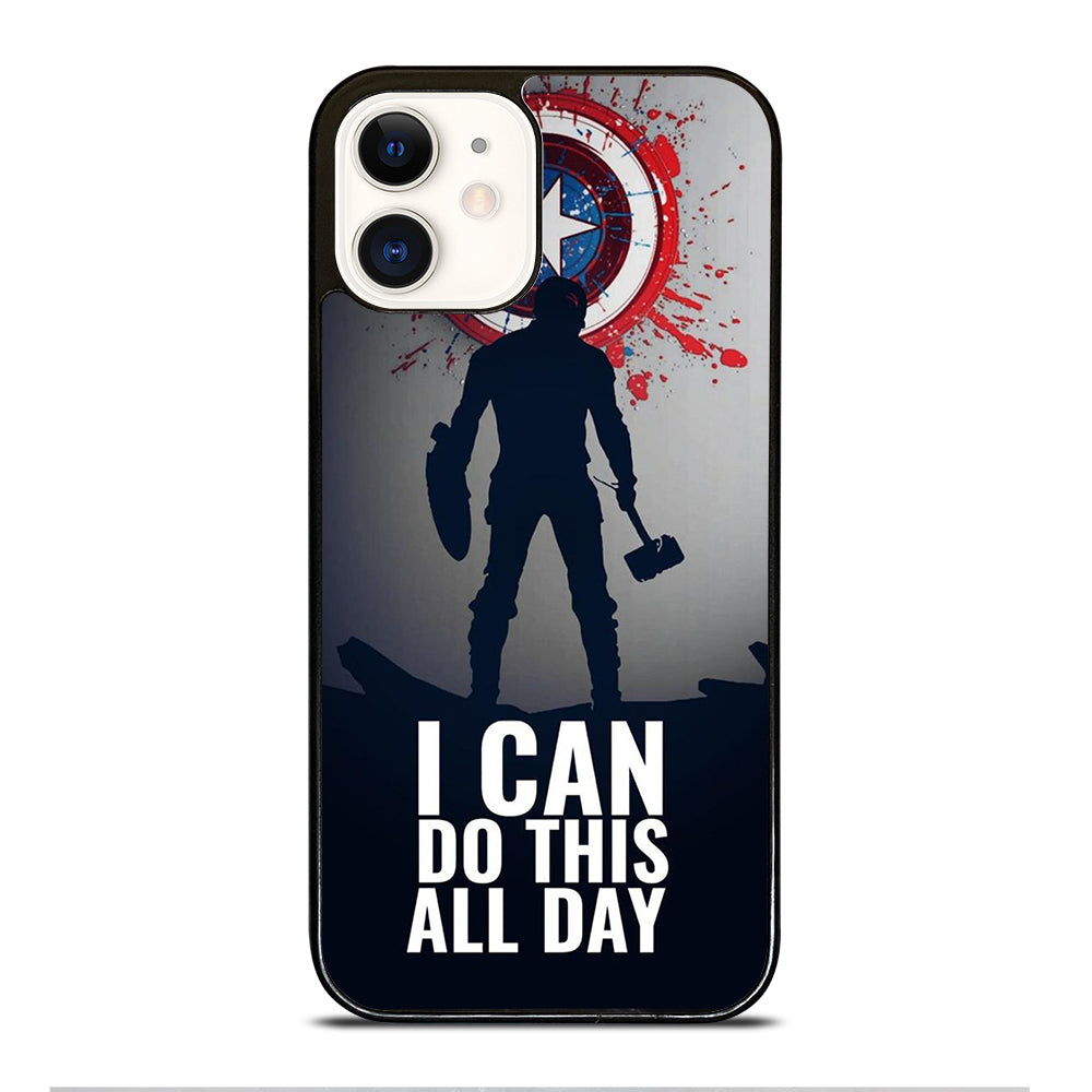 CAPTAIN AMERICA QUOTE iPhone 12 Case Cover