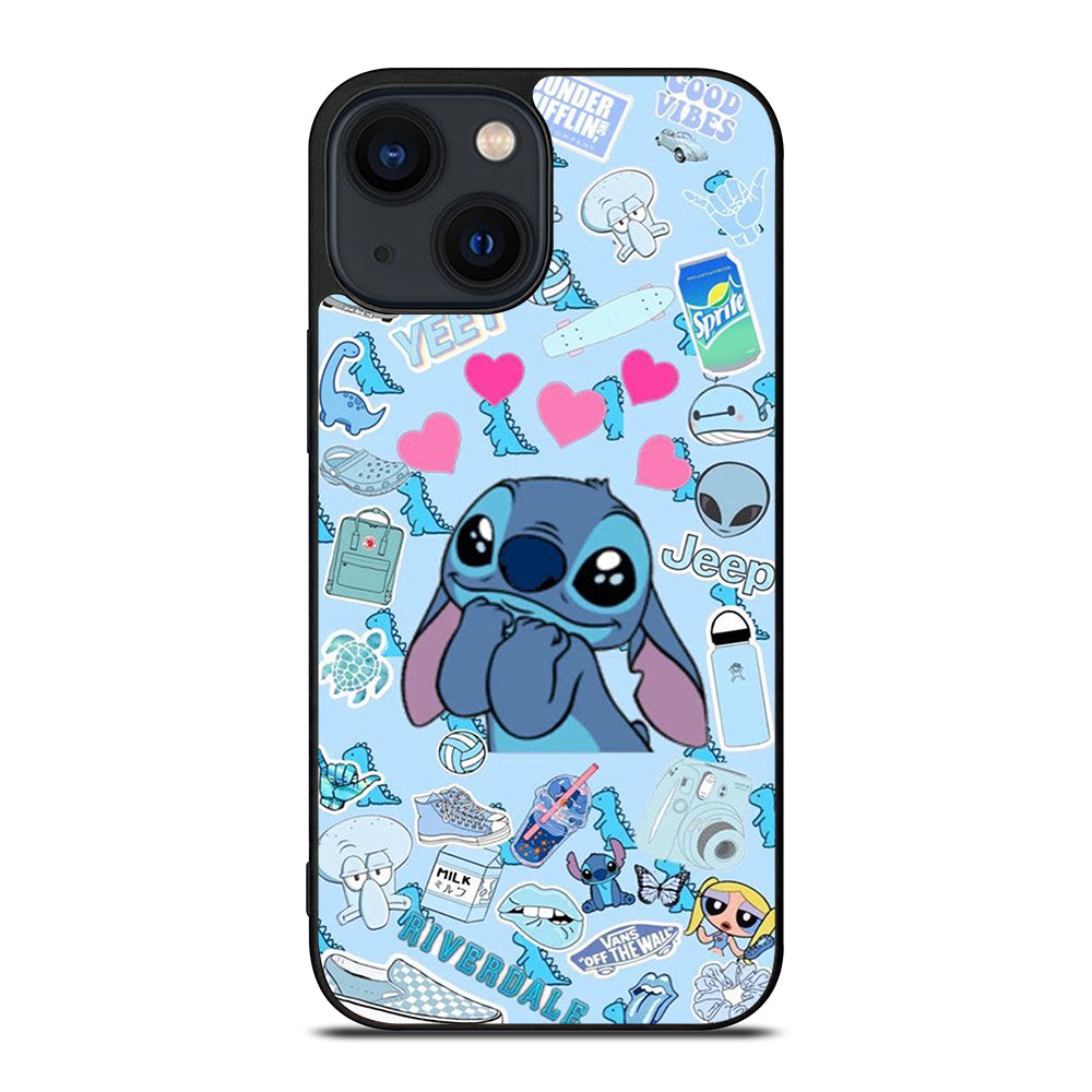 CARTOON CUTE STITCH 1 iPhone 14 Plus Case Cover