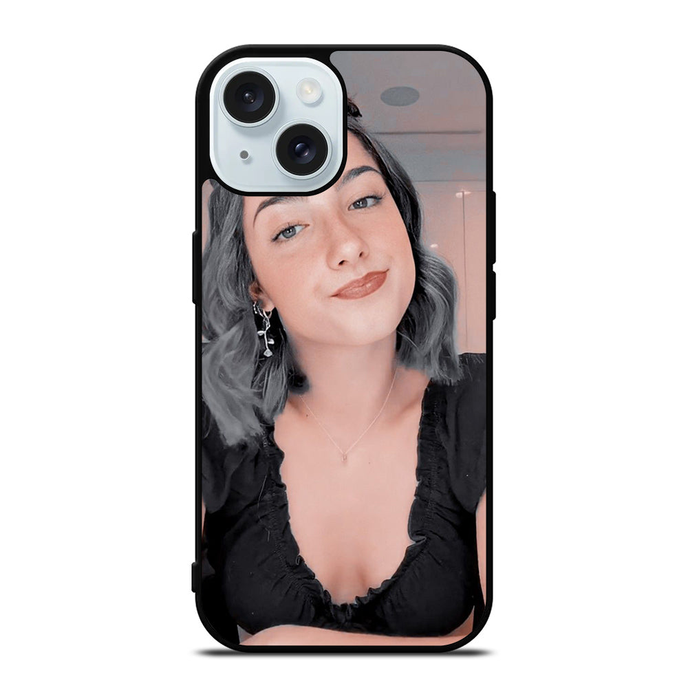 CHARLI D'AMELIO FACE ART iPhone 15 Case Cover