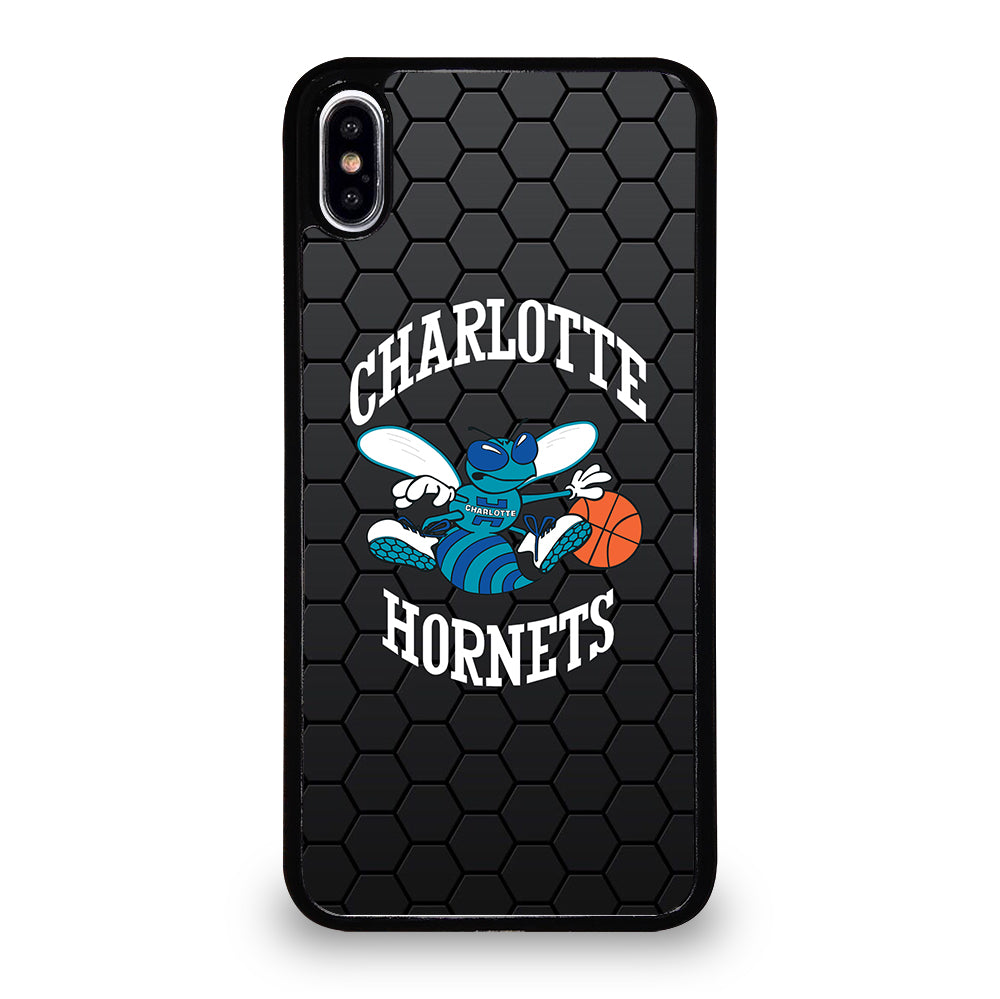 CHARLOTTE HORNETS HEXAGON LOGO iPhone XS Max Case Cover