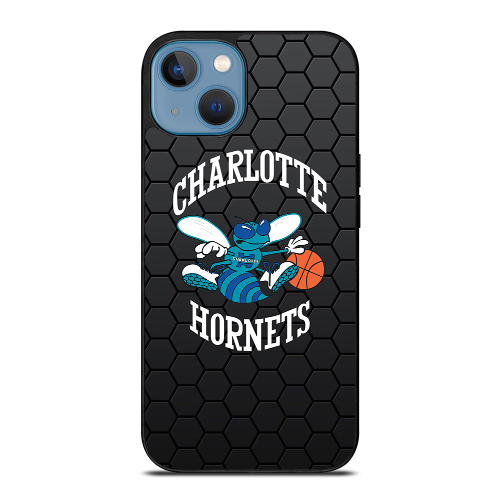 CHARLOTTE HORNETS HEXAGON LOGO iPhone 13 Case Cover