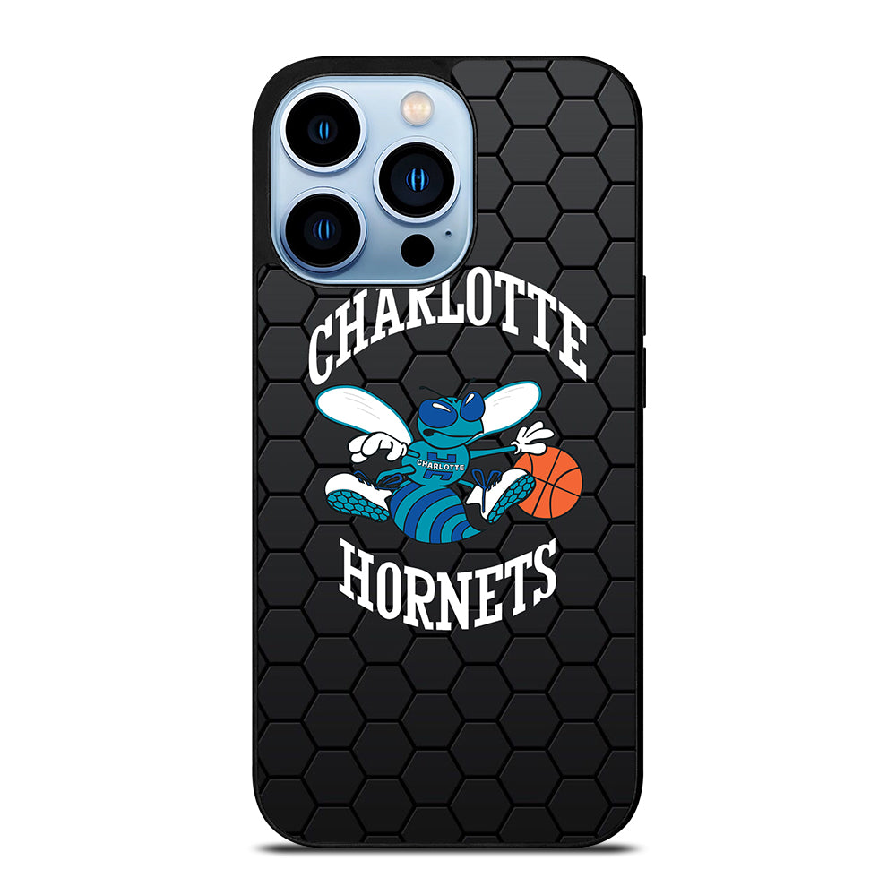 CHARLOTTE HORNETS HEXAGON LOGO iPhone 13 Pro Max Case Cover
