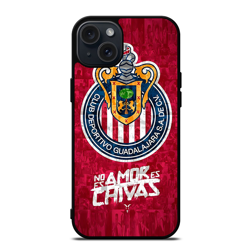 CHIVAS DE GUADALAJARA LOGO 5 iPhone 15 Plus Case Cover