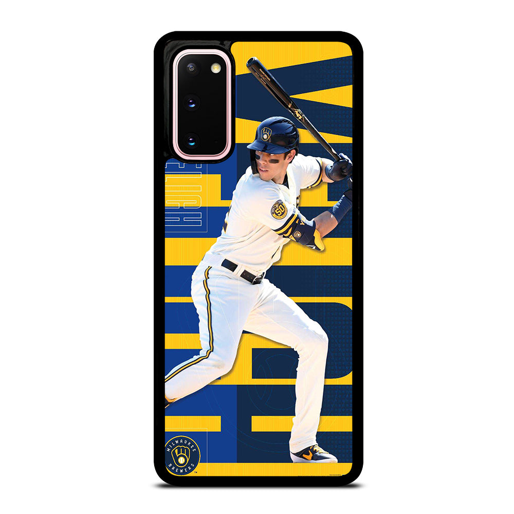CHRISTIAN YELICH MILWAUKEE BREWERS 22 Samsung Galaxy S20 Case Cover