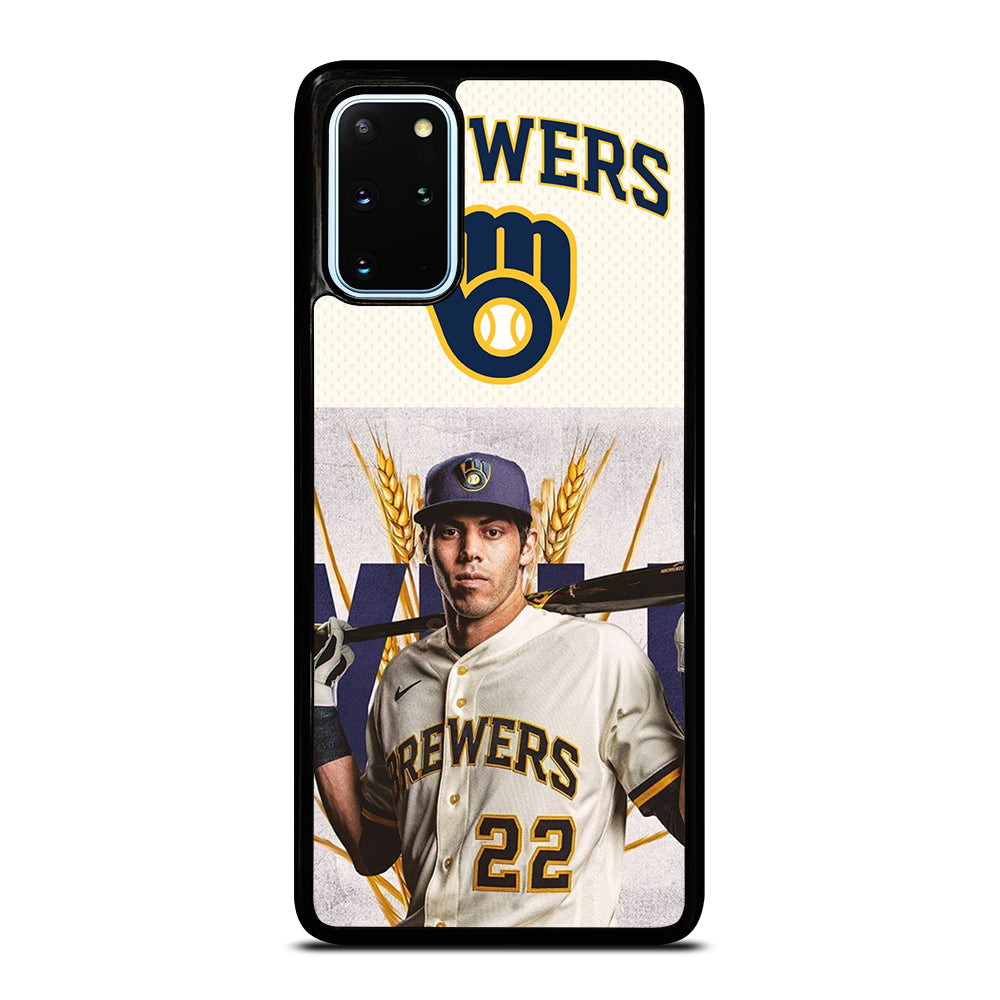 CHRISTIAN YELICH MILWAUKEE BREWERS LOGO Samsung Galaxy S20 Plus Case Cover