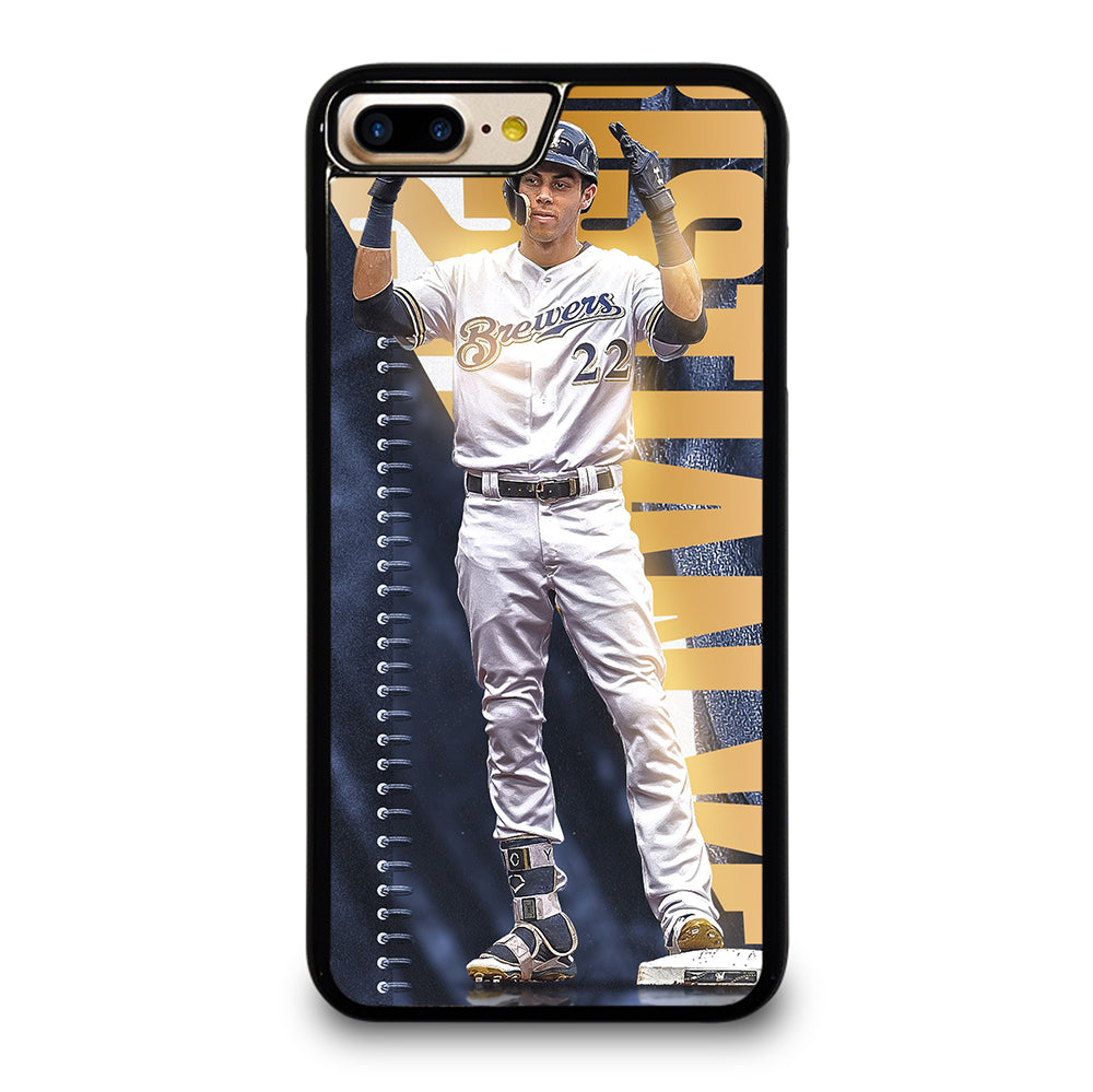 CHRISTIAN YELICH MILWAUKEE BREWERS MLB 2 iPhone 7 / 8 Plus Case Cover