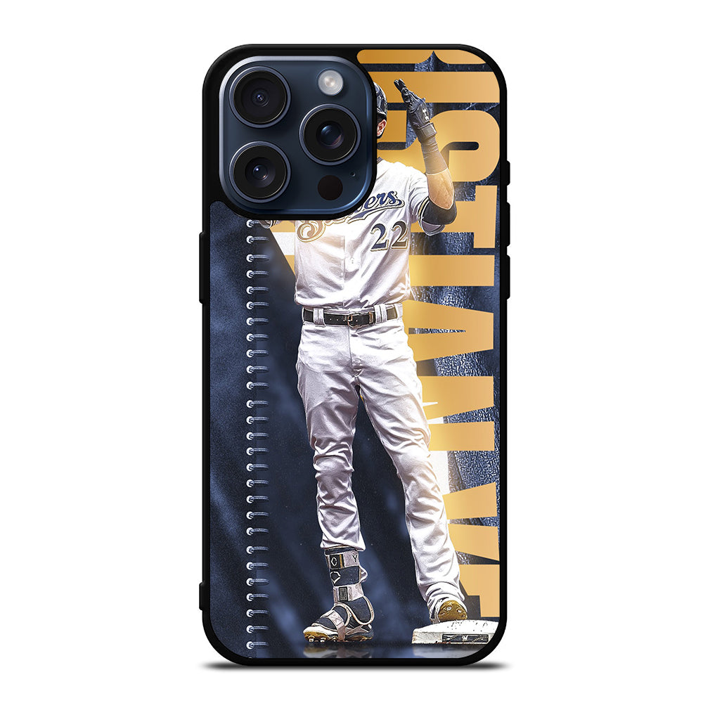 CHRISTIAN YELICH MILWAUKEE BREWERS MLB 2 iPhone 15 Pro Max Case Cover