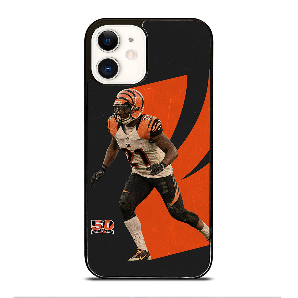 CINCINNATI BENGALS TYLER BOYD AMERICAN FOOTBALL iPhone 12 Case Cover