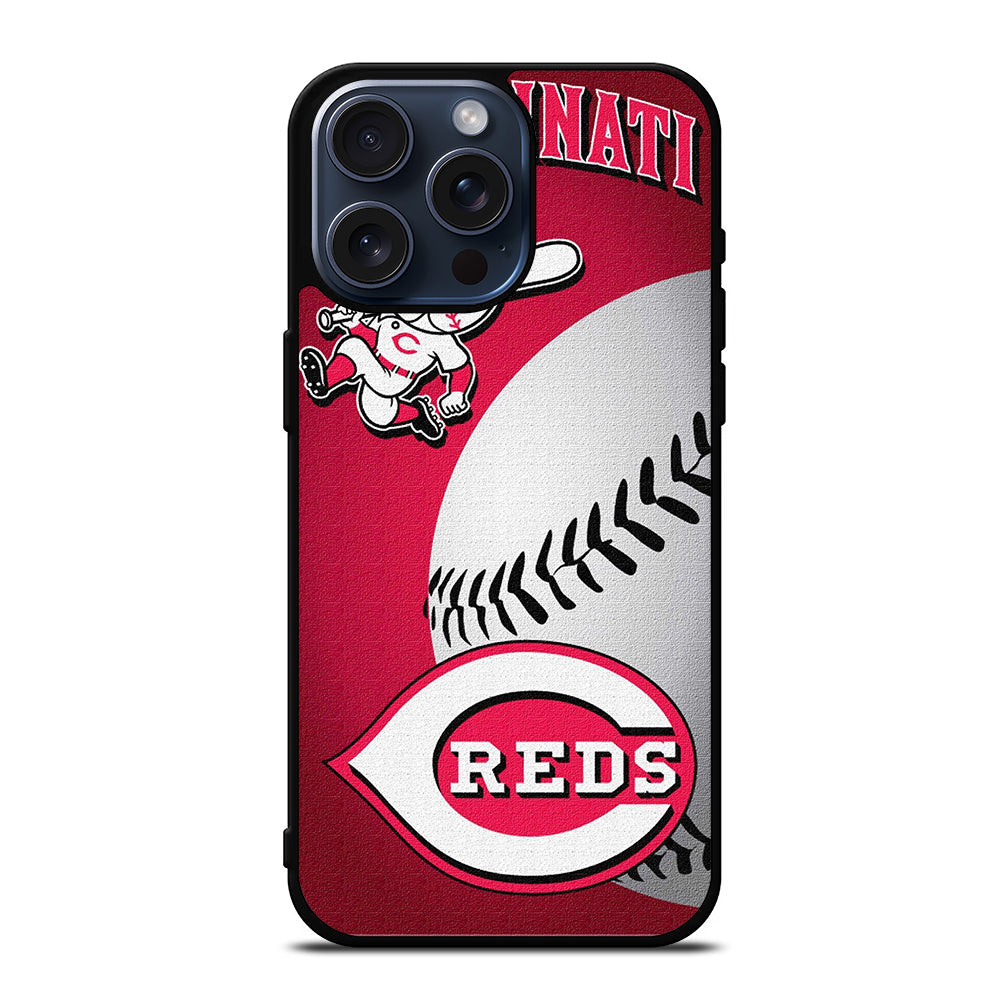 CINCINNATI REDS MLB SYMBOL 2 iPhone 15 Pro Max Case Cover