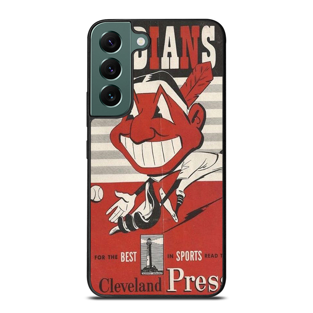 CLEVELAND INDIANS POSTER Samsung Galaxy S22 Case Cover