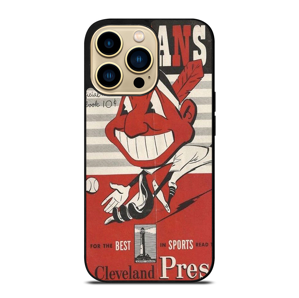 CLEVELAND INDIANS POSTER iPhone 14 Pro Max Case Cover