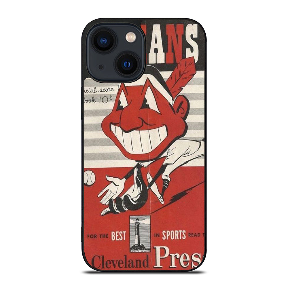 CLEVELAND INDIANS POSTER iPhone 14 Plus Case Cover
