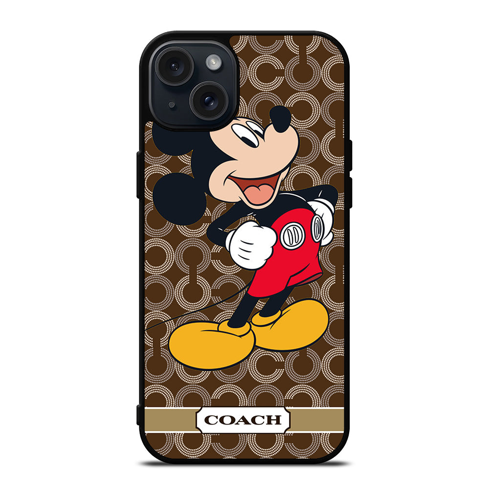 COACH MICKEY MOUSE 3 iPhone 15 Plus Case Cover