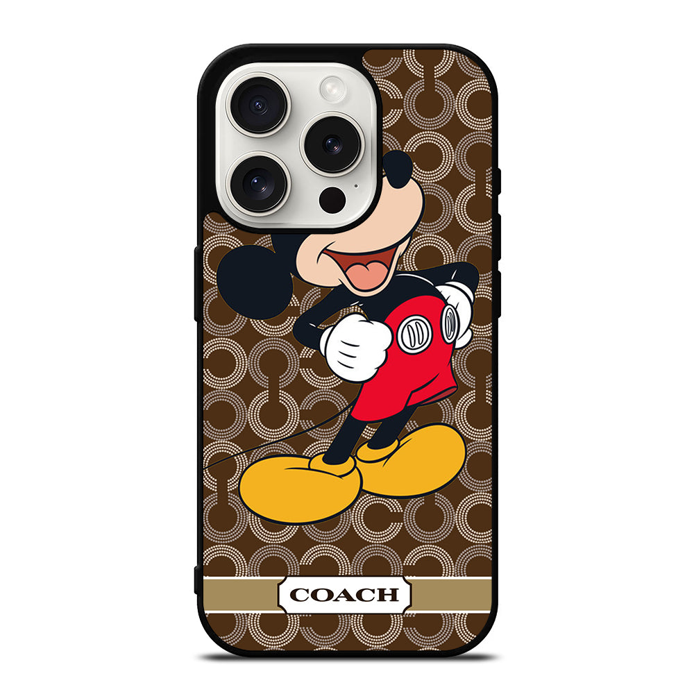 COACH MICKEY MOUSE 3 iPhone 15 Pro Case Cover