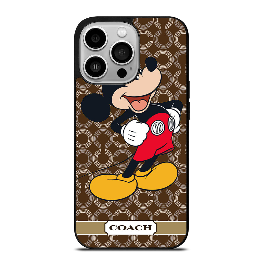 COACH MICKEY MOUSE 3 iPhone 14 Pro Case Cover