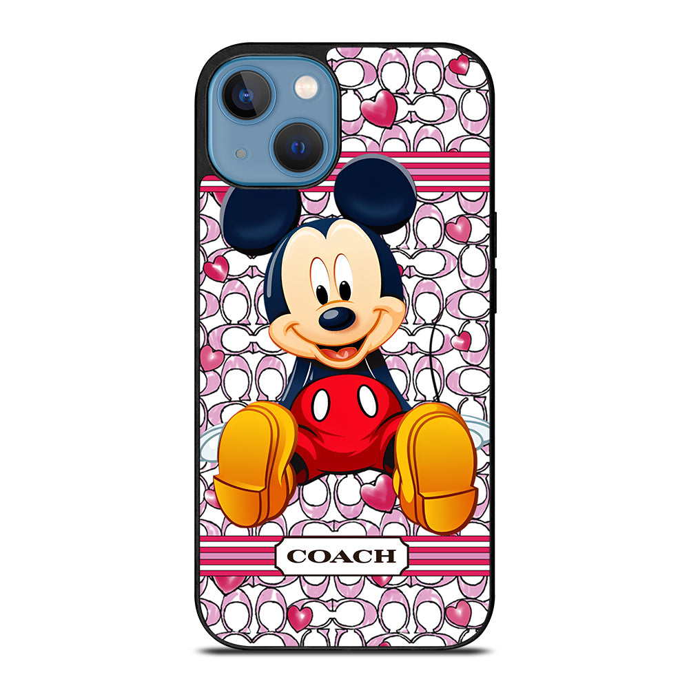 COACH MICKEY MOUSE 4 iPhone 13 Case Cover