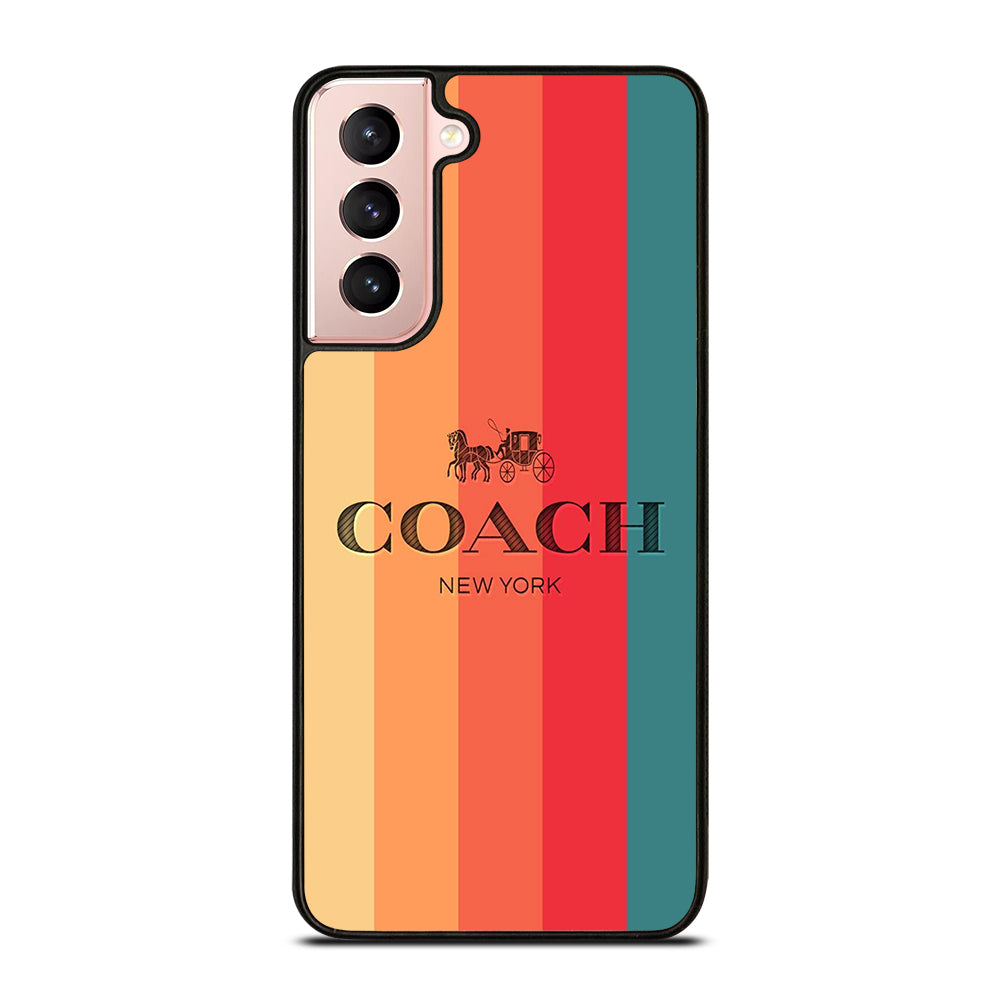 COACH NEW YORK LOGO Samsung Galaxy S21 Case Cover