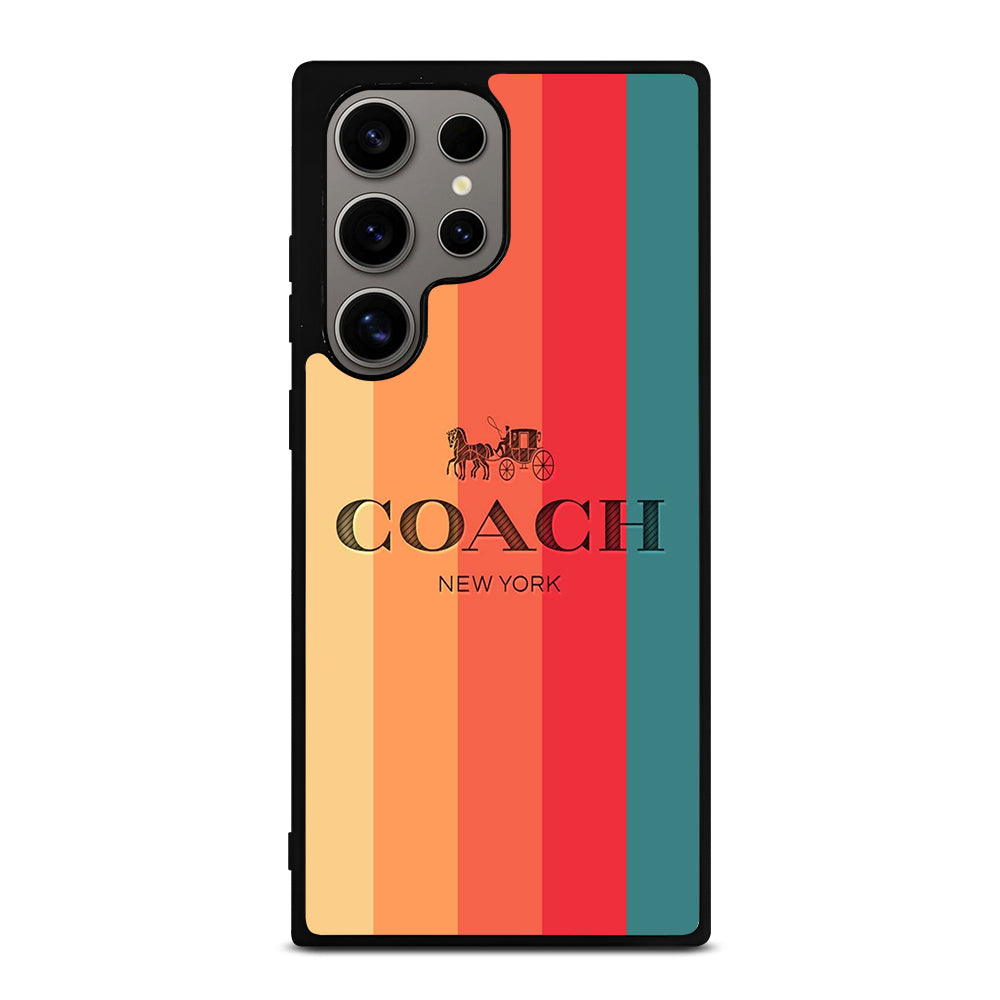 COACH NEW YORK LOGO Samsung Galaxy S24 Ultra Case Cover
