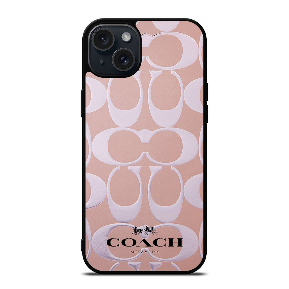 COACH NEW YORK PATTERN iPhone 15 Plus Case Cover