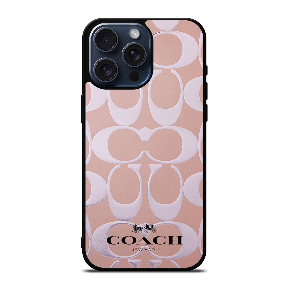 COACH NEW YORK PATTERN iPhone 15 Pro Max Case Cover
