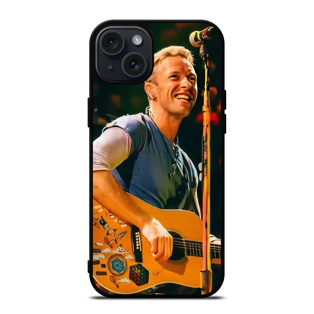 COLDPLAY CHRIS MARTIN GUITAR iPhone 15 Plus Case Cover