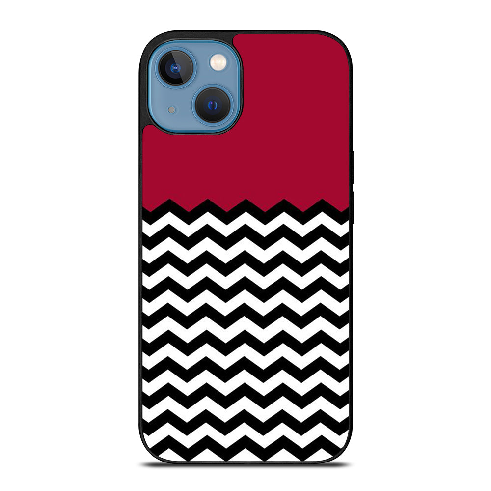 COLORBLOCK DARK RED CHEVRON 1 iPhone 13 Case Cover