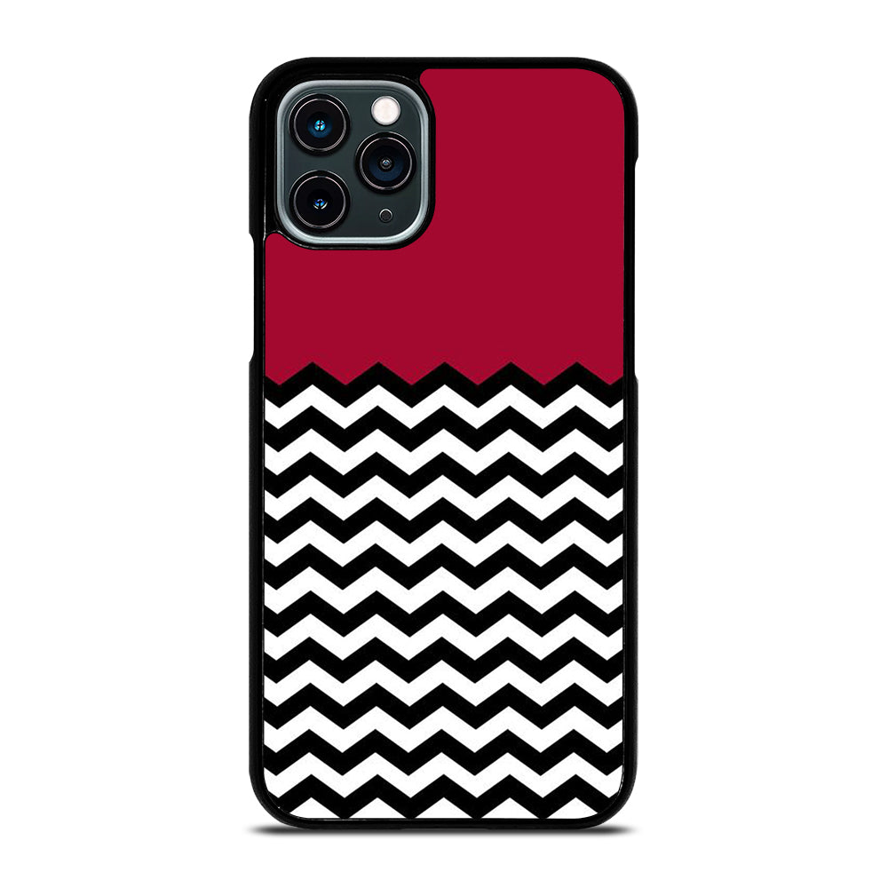 COLORBLOCK DARK RED CHEVRON 1 iPhone 11 Pro Case Cover