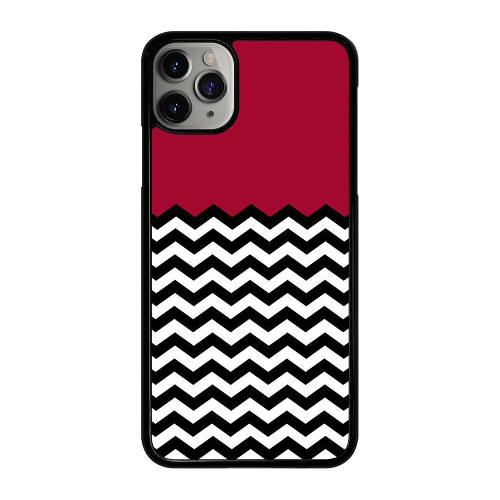 COLORBLOCK DARK RED CHEVRON 1 iPhone 11 Pro Max Case Cover