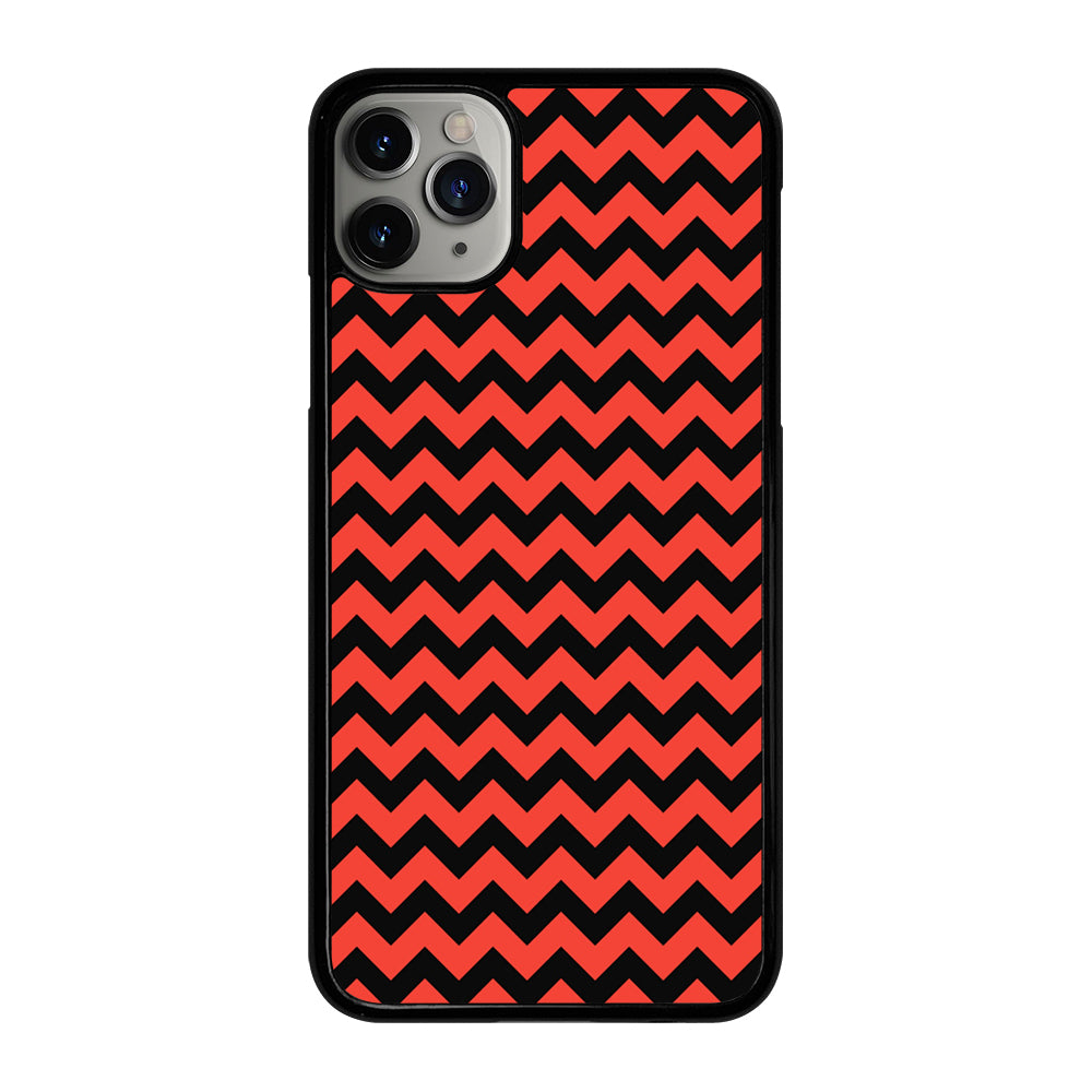 COLORBLOCK DARK RED CHEVRON 2 iPhone 11 Pro Max Case Cover