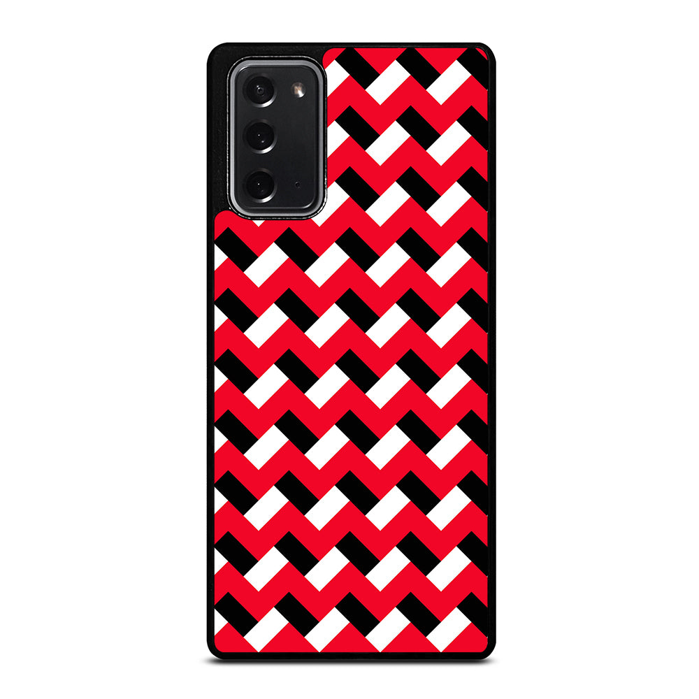 COLORBLOCK DARK RED CHEVRON 3 Samsung Galaxy Note 20 Case Cover