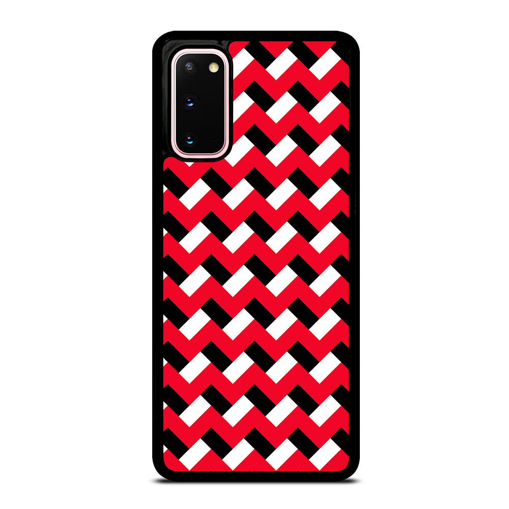 COLORBLOCK DARK RED CHEVRON 3 Samsung Galaxy S20 Case Cover