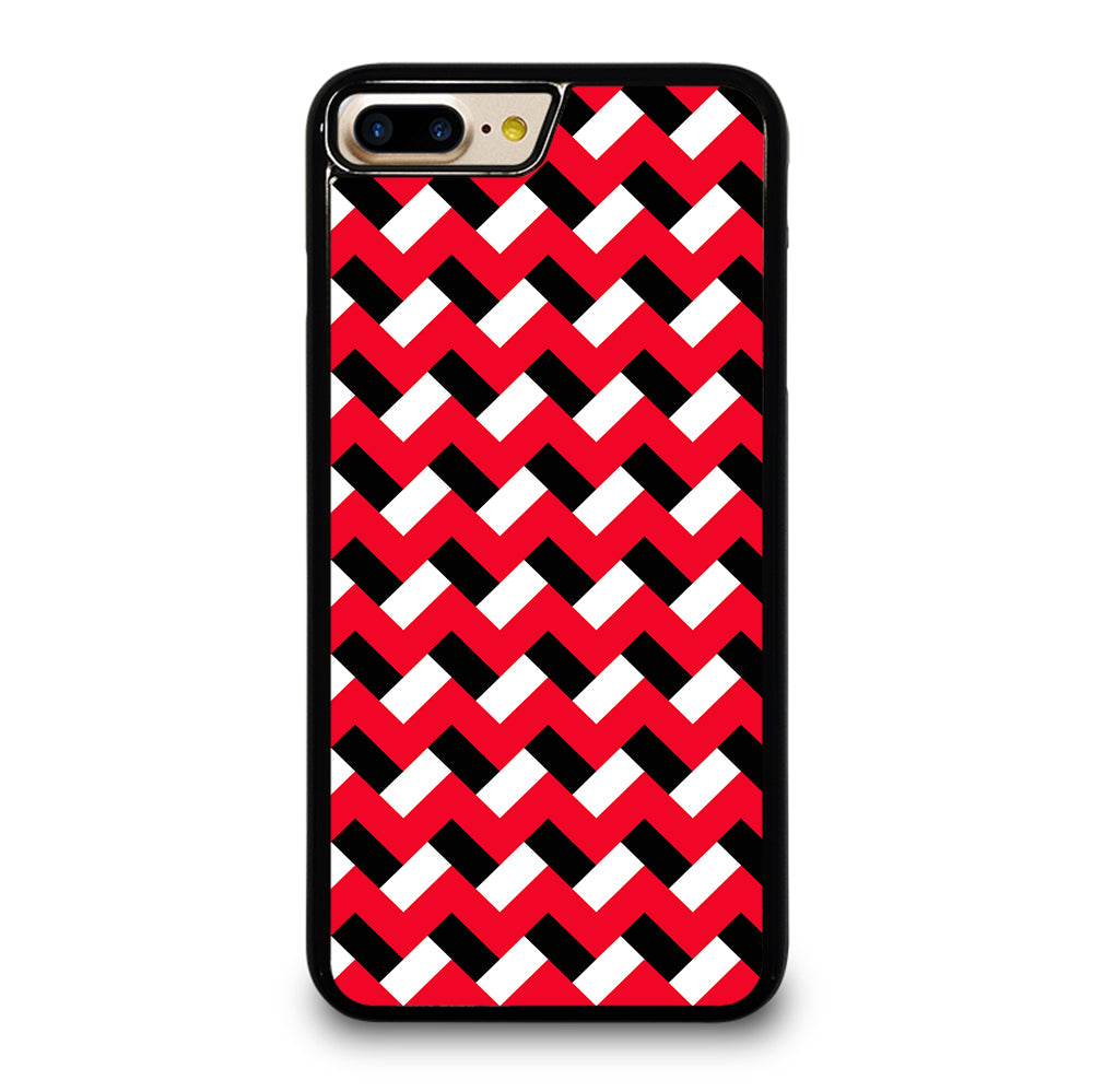 COLORBLOCK DARK RED CHEVRON 3 iPhone 7 / 8 Plus Case Cover