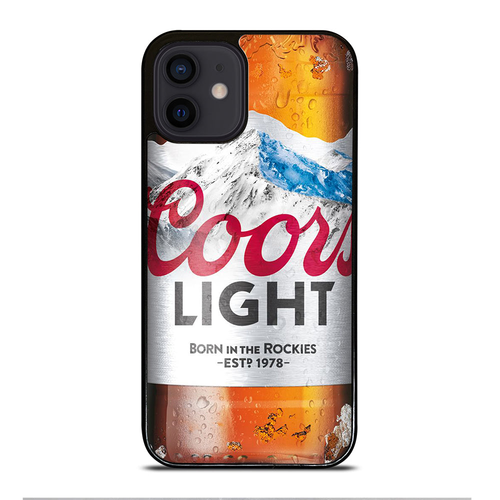 COORS LIGHT BEER BOTTLE 3 iPhone 12 Mini Case Cover