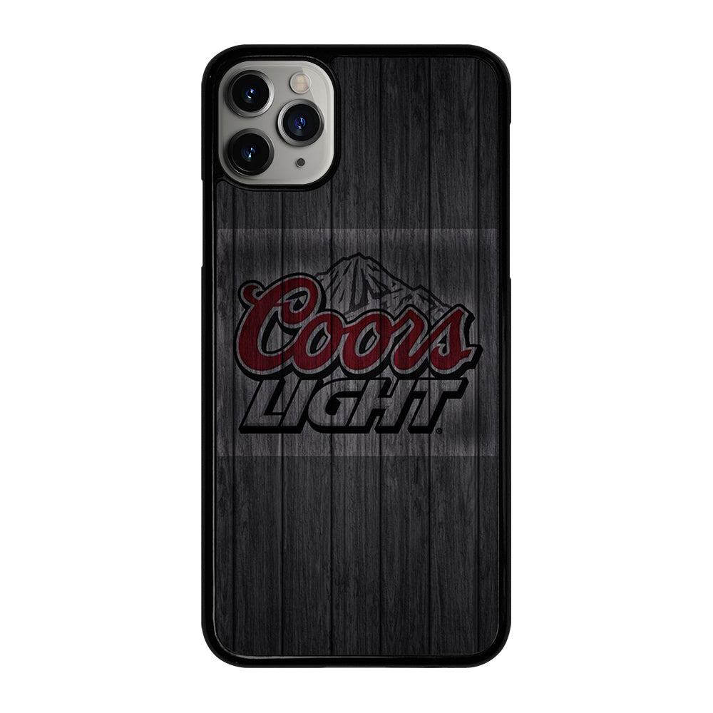 COORS LIGHT BEER WOODEN LOGO iPhone 11 Pro Max Case Cover