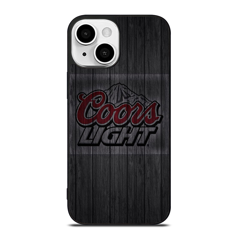 COORS LIGHT BEER WOODEN LOGO iPhone 13 Mini Case Cover