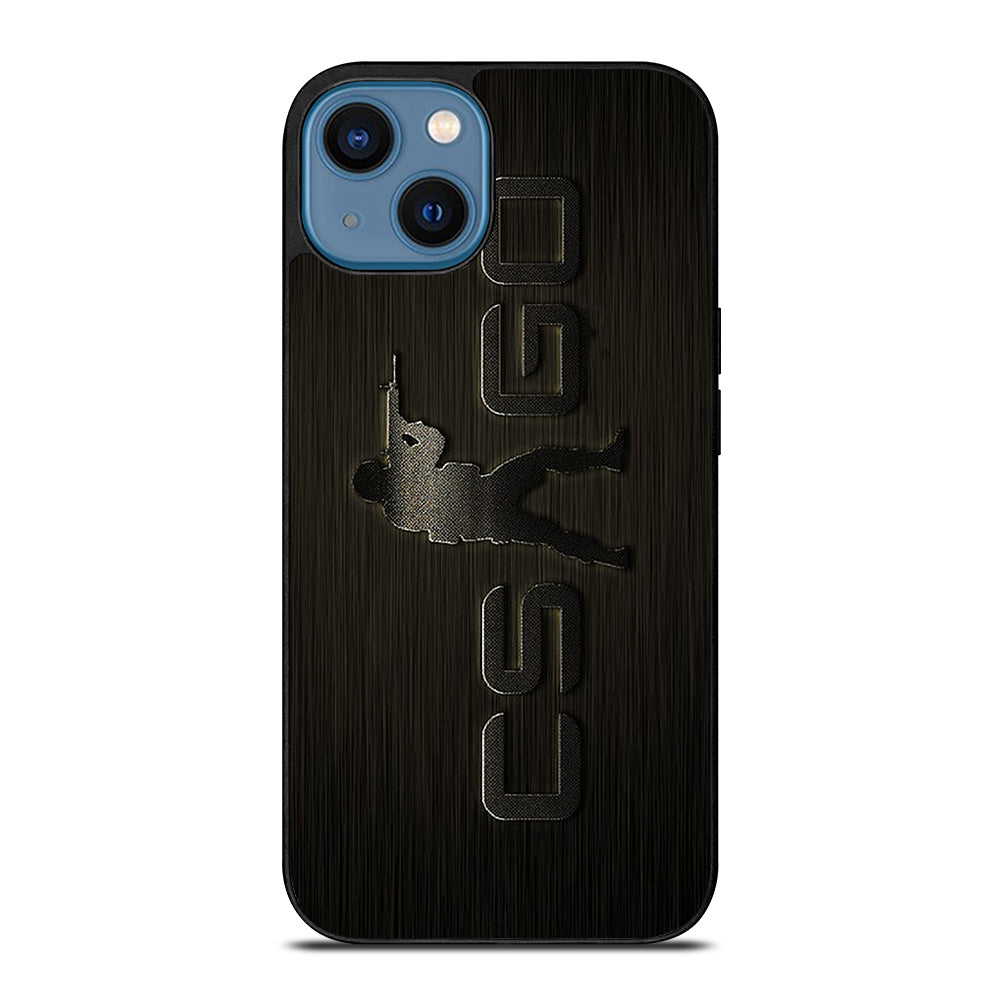 COUNTER STRIKE METAL LOGO iPhone 14 Case Cover
