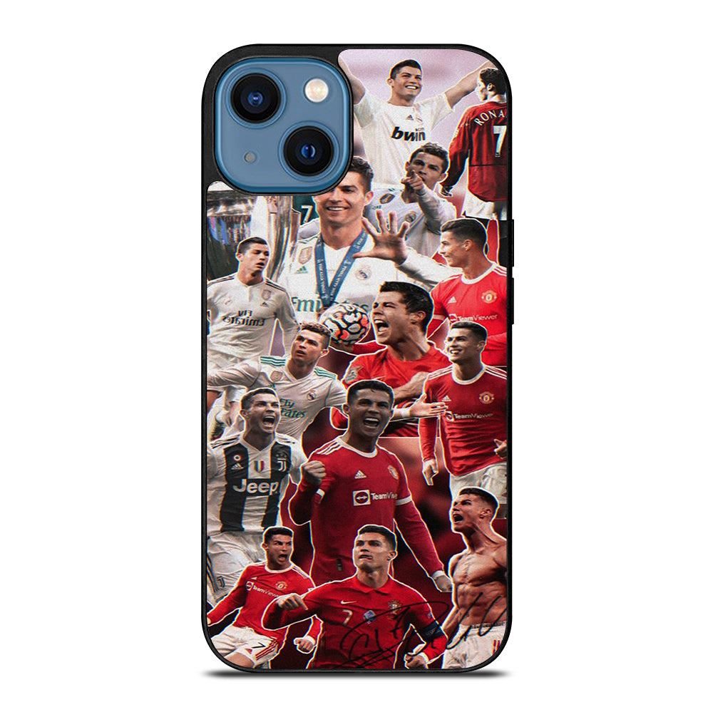CRISTIANO RONALDO COLLAGE iPhone 14 Case Cover