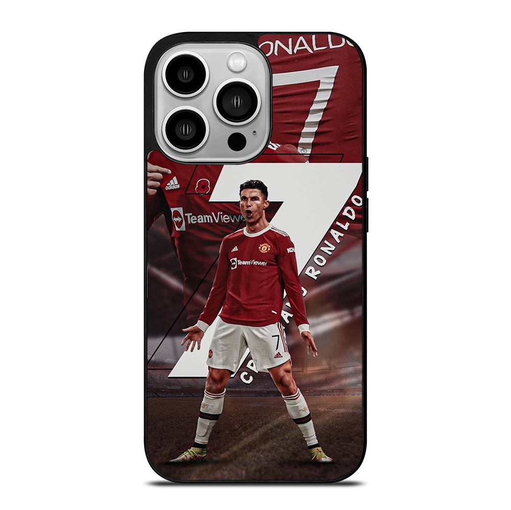 CRISTIANO RONALDO CR7 UNITED iPhone 14 Pro Case Cover