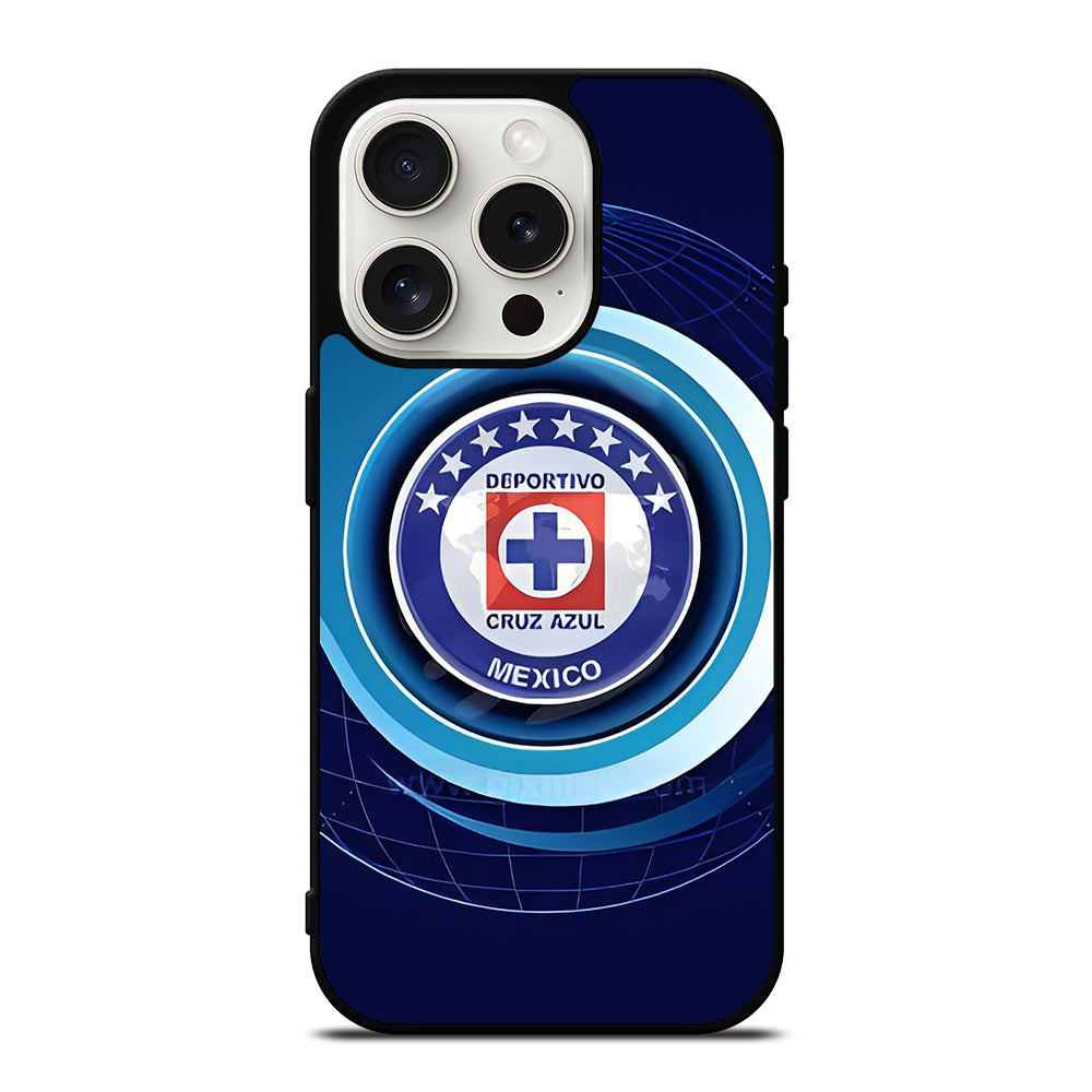 CRUZ AZUL DEPORTIVO FOOTBALL LOGO 4 iPhone 15 Pro Case Cover