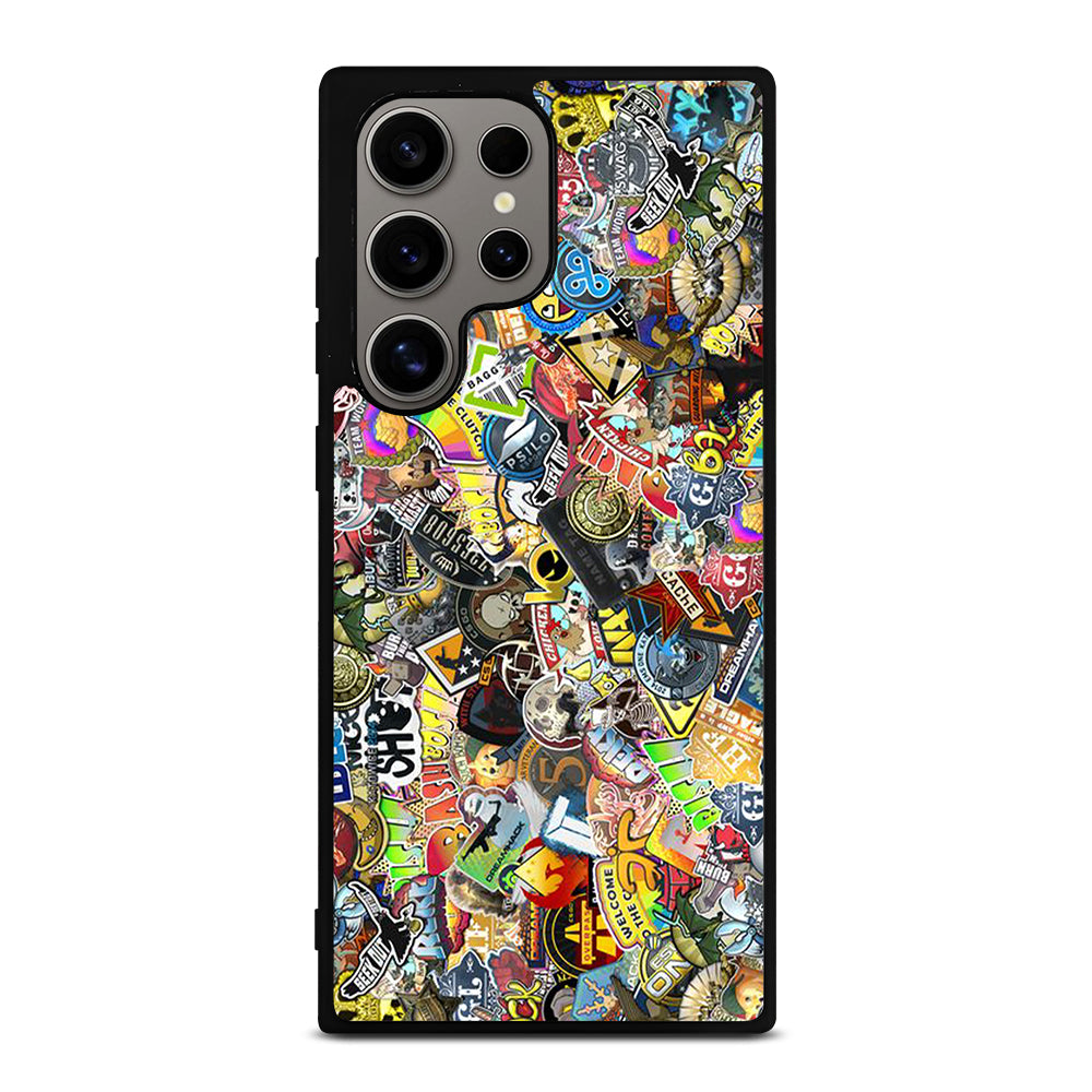 CSGO STICKER BOMB COLLAGE Samsung Galaxy S24 Ultra Case Cover